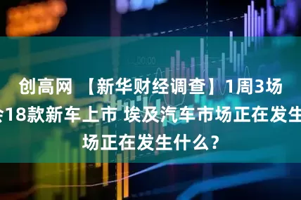 创高网 【新华财经调查】1周3场发布会18款新车上市 埃及汽车市场正在发生什么？