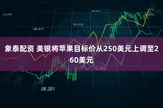 象泰配资 美银将苹果目标价从250美元上调至260美元